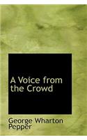 A Voice from the Crowd: (English)