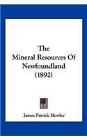 Mineral Resources Of Newfoundland (1892)