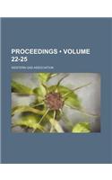 Proceedings (Volume 22-25): (English)