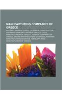 Manufacturing Companies of Greece
