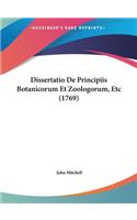 Dissertatio de Principiis Botanicorum Et Zoologorum, Etc (1769)