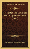 Het Venten Van Drukwerk Op De Openbare Straat (1895)