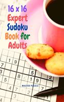 16 x 16 Expert Sudoku Book for Adults