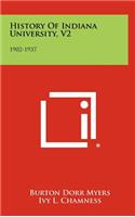 History Of Indiana University, V2