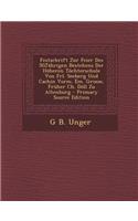 Festschrift Zur Feier Des 50jahrigen Bestehens Der Hoheren Tochterschule Von Frl. Seeberg Und Cachin Vorm. Em. Grosse, Fruher Ch. Doll Zu Altenburg -