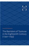 The Barristers of Toulouse in the Eighteenth Century (1740-1793)