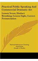 Practical Public Speaking And Commercial Dramatic Art