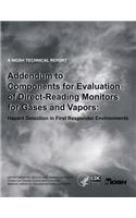 Addendum to Components for Evaluation of Direct-Reading Monitors for Gases and Vapors: Hazard Detection in First Responder Environments