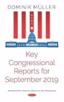 Key Congressional Reports for September 2019
