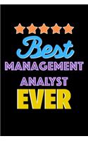 Best Management Analyst Evers Notebook - Management Analyst Funny Gift