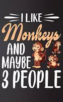 I like Monkeys and Maybe 3 People