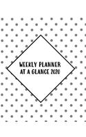Weekly Planner At A Glance 2020