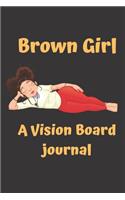Brown Girl Vision Board notebook