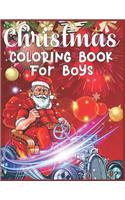 Christmas Coloring Book For Boys: Best Christmas coloring books - Every image is printed on a single-sided page - Best Christmas Gift for Boys