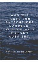 Was Wir Heute Tun, Entscheidet Darüber, Wie Die Welt Morgen Aussieht.