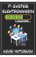 IT-Systemelektronikerin Loading... Azubi Notizbuch: 120 Seiten Kariert im Format A5 (6x9 Zoll) mit Soft Cover Glänzend.