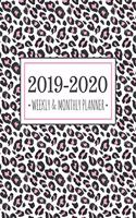 2019-2020 Weekly & Monthly Planner