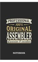 Professional Original Assembler Notebook of Passion and Vocation