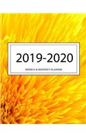 2019 - 2020 Weekly and Monthly Planner: Calendar Schedule + Organizer - Inspirational Quotes (2019-2020 Academic Planners