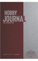 Hobby Journal for Leathercrafting: 150-page dotted grid Journal with individually numbered pages for Hobbyists and Outdoor Activities . Matte and color cover. Classical/Modern design.