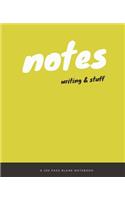 Notes, Writing & Stuff