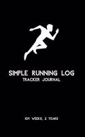 Simple Running Log Tracker Journal