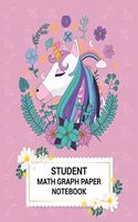 Student Math Graph Paper Notebook