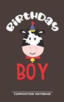 Birthday Boy Composition Notebook