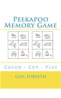 Peekapoo Memory Game: Color - Cut - Play