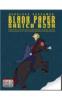 Headless Horseman - Blank Paper Sketch Book - Drawing book with bordered pages: Large Format Art Journal - Approx A4 - Drawings, illustrations and notes(10 Monster Sketch Books)