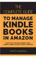 Manage Kindle Books in Amazon