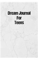 Dream Journal for Teens