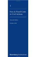 Lawyers Costs and Fees: Fees and Fixed Costs in Civil Actions