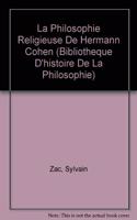 La Philosophie Religieuse de Hermann Cohen
