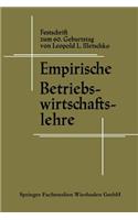 Empirische Betriebswirtschaftslehre