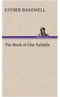 Book of One Syllable