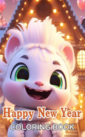 Happy New Year Coloring Book