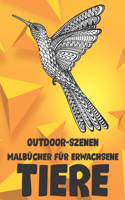 Malbücher für Erwachsene - Outdoor-Szenen - Tiere