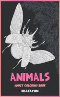 Adult Coloring Book Relaxation - Animals