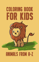 Coloring Book for Kids Animals from A-Z