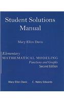 Student Solutions Manual for Elementary Math Modeling Updated