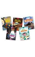 Project X Origins: Orange Book Band, Oxford Level 6: What a Waste: Mixed Pack of 5