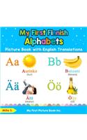 My First Finnish Alphabets Picture Book with English Translations