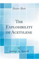 The Explosibility of Acetylene (Classic Reprint)