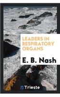 Leaders in Respiratory Organs