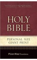 Gw Personal Size Giant Print Paperback