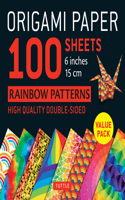 Origami Paper 100 Sheets Rainbow Patterns 6 (15 CM)