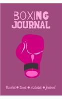 Ladies Boxing fight Journal Record Everything: The Easy Way to Record Your Boxing Progress Whilst Keeping A Journal