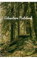 Adventure Notebook: Travel Journal or Notebook for the Forest Loving Camper, Backpacker or Hiker