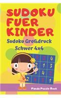 Sudoku Fuer Kinder - Sudoku Großdruck Schwer 4x4: Logikspiele Kinder - rätselbuch für kinder